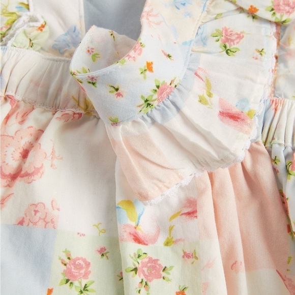 RALPH LAUREN Floral Patchwork Romper Playsuit - Picture 3 of 6